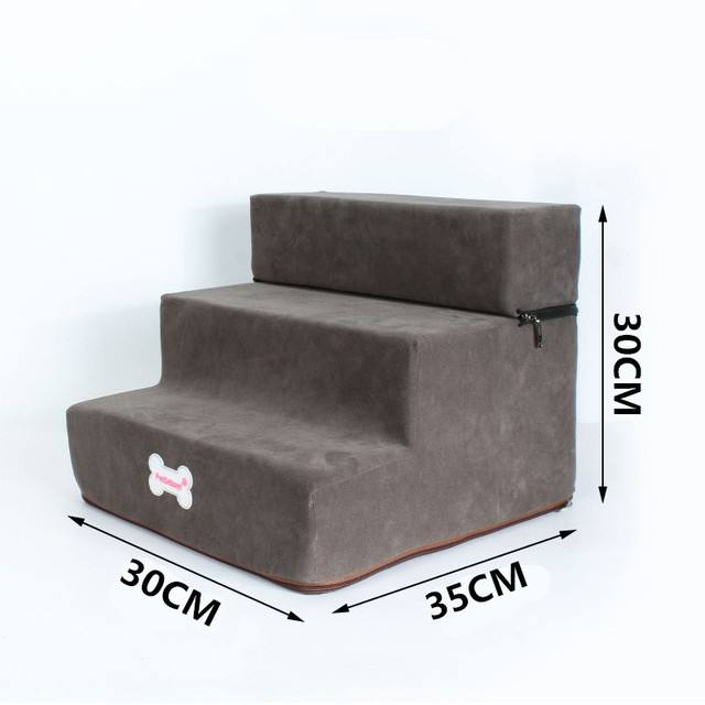 Escalera de espuma lavable para perros pequeños