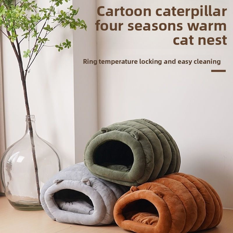 Cama cueva para perros y gatos