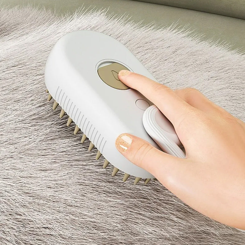 Peine eléctrico con pulverizador para perros y gatos, foto 3 de 7