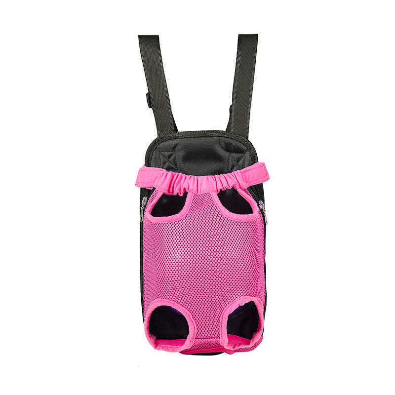 Mochila portabebés para perros y gatos, con patas fuera