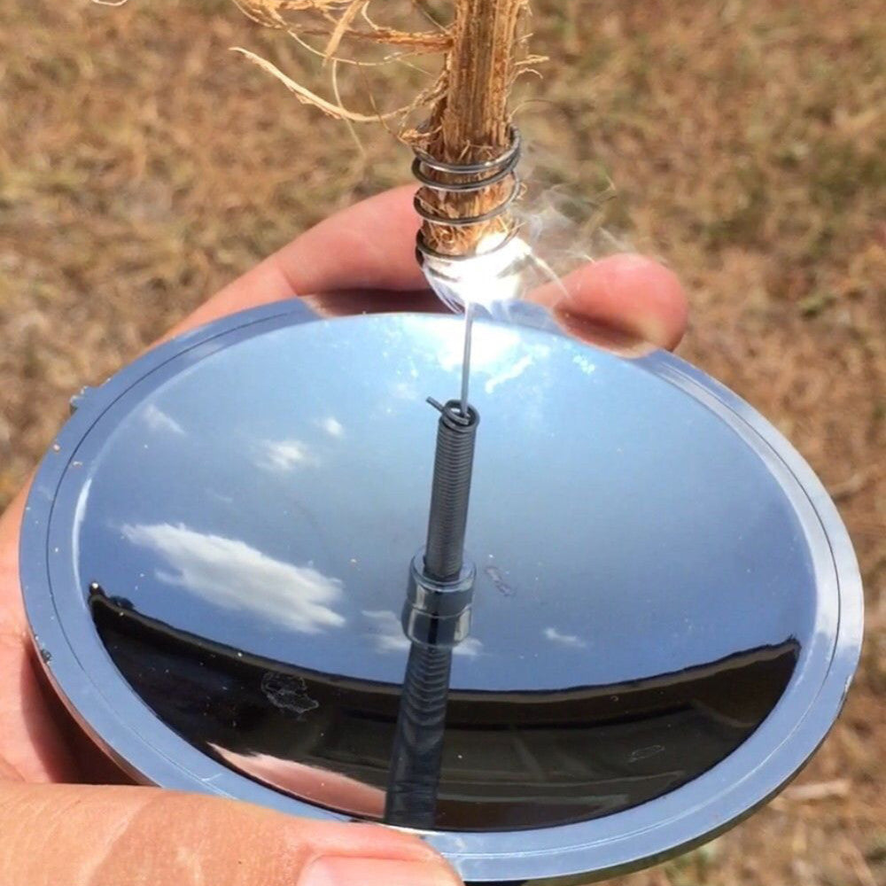 Encendedor solar de bolsillo para acampada