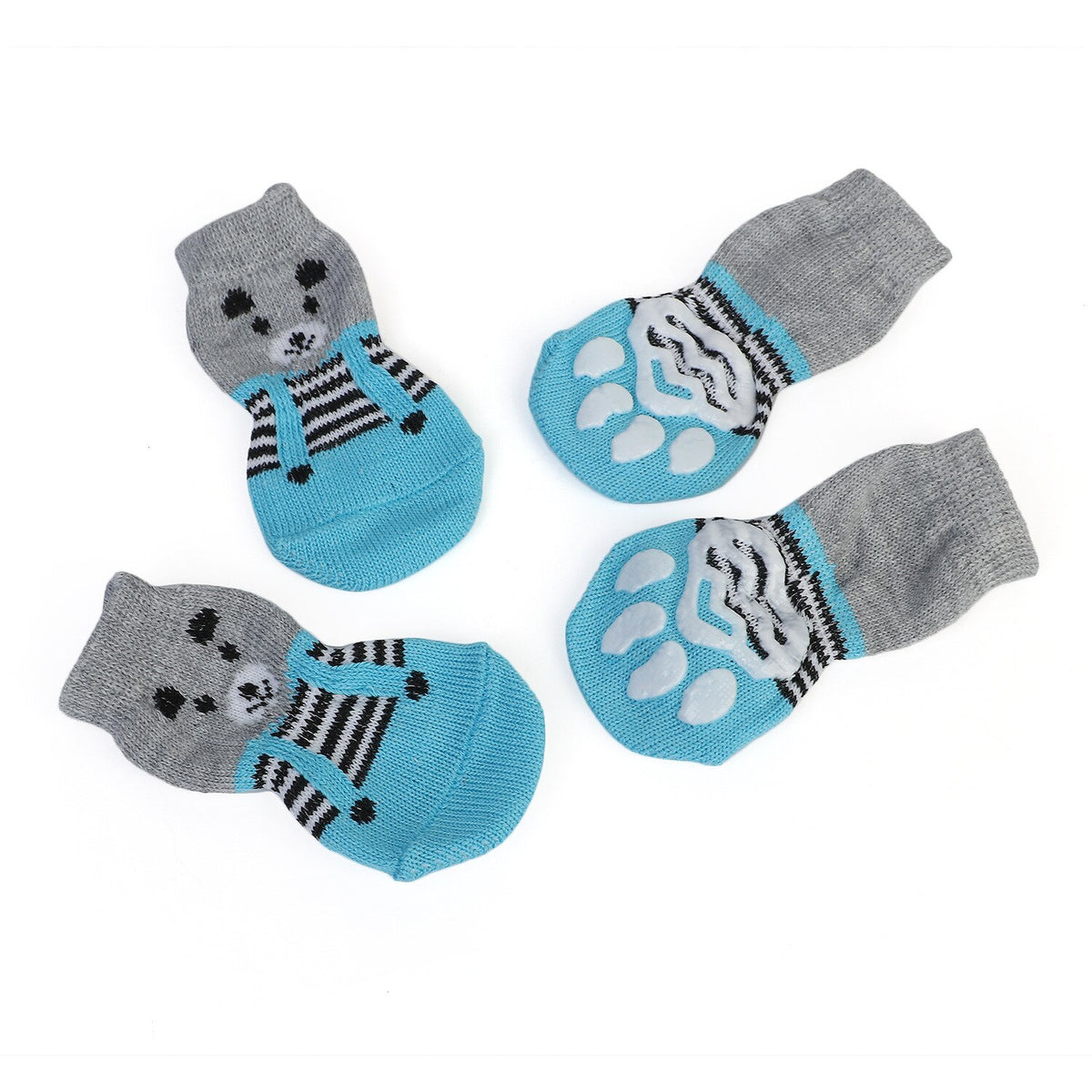 Calcetines antideslizantes de invierno para perros y gatos