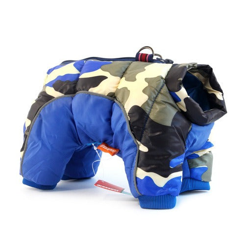 Abrigo acolchado impermeable para perros