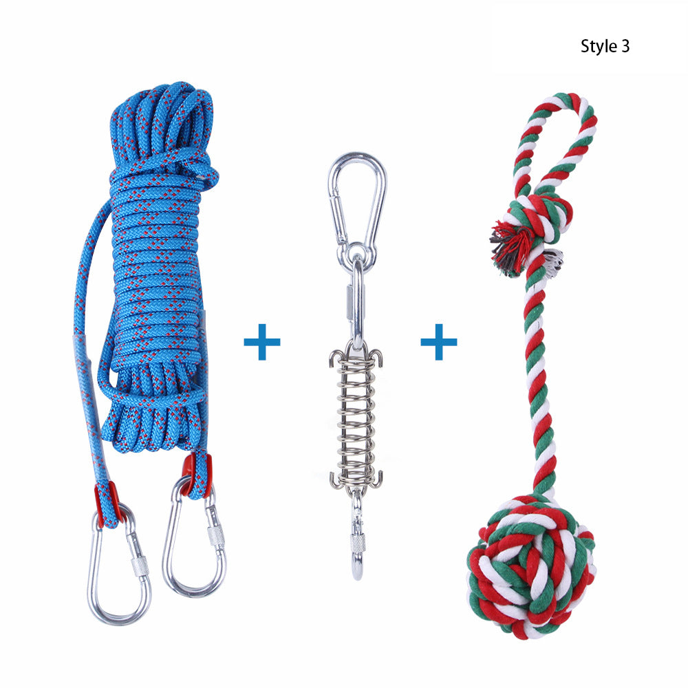 Juguete colgante con muelle y cuerda para perros – Estilo 3