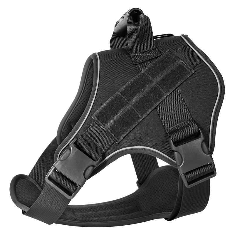 Chaleco táctico para perros grandes en color negro