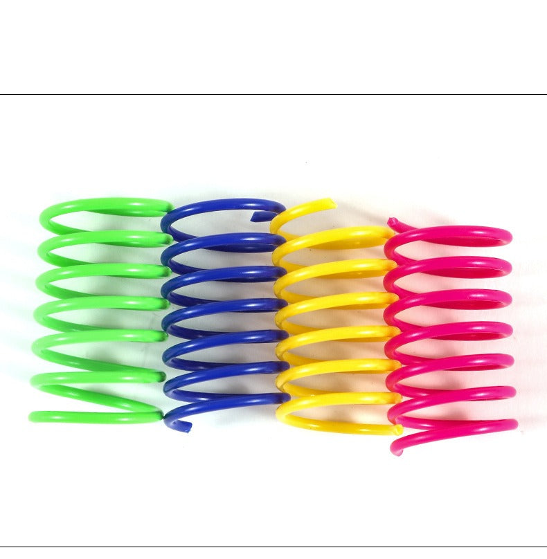 Set de 4 muelles de colores para gatos