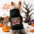 Sudadera negra de Halloween para perros y gatos
