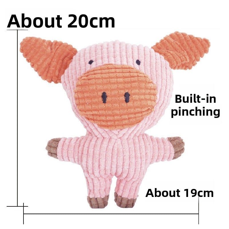 Juguete de peluche con sonido para perros y gatos