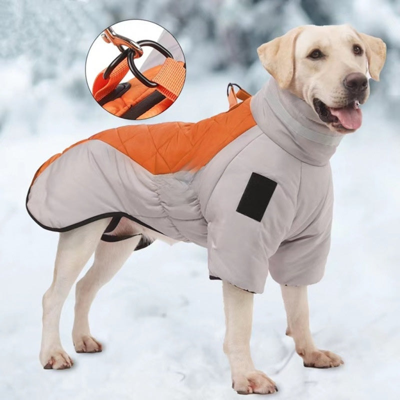 Capa abrigo de invierno reflectante para perros pequeños y medianos