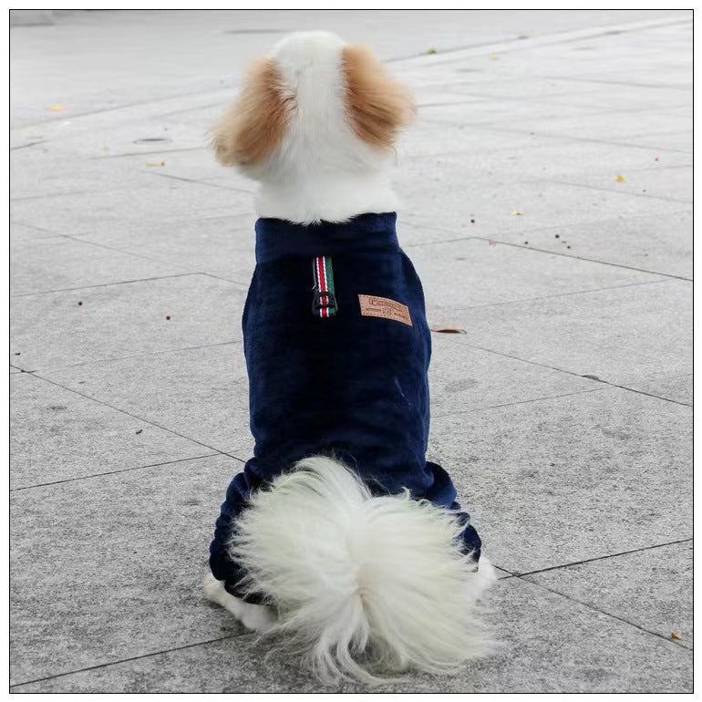 Abrigo cálido de cuatro patas para perros