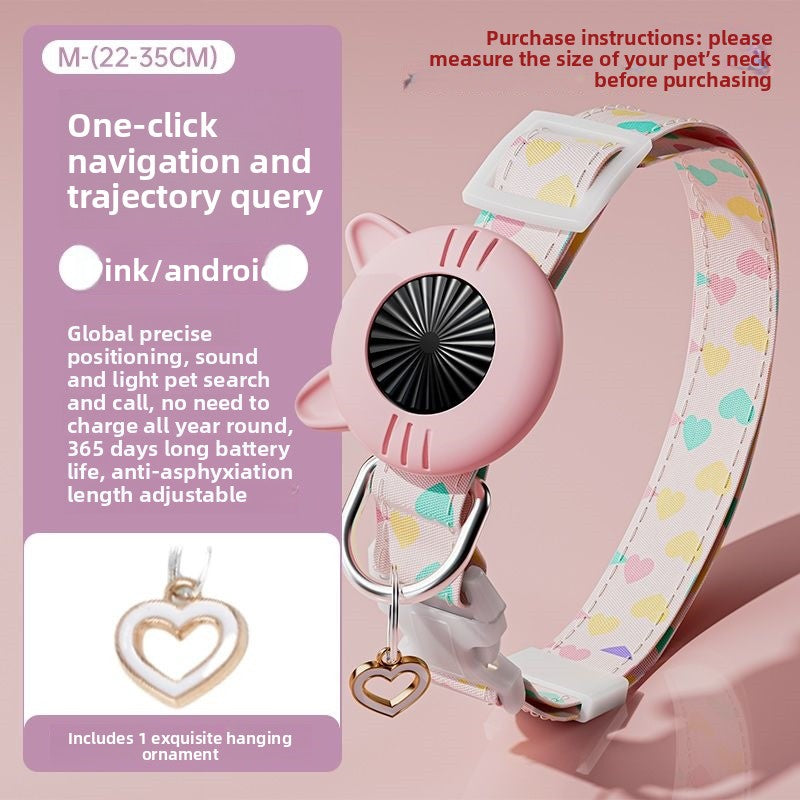 Collar localizador antipérdida para perros y gatos