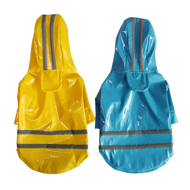 Chubasquero reflectante impermeable para perros