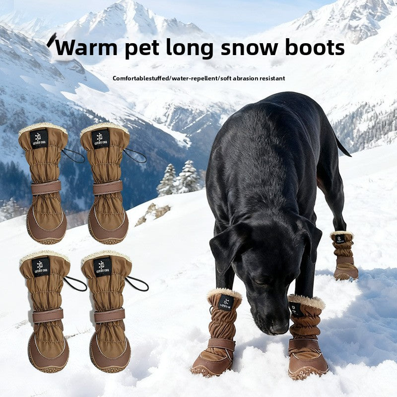 Botas de invierno impermeables antideslizantes para perros