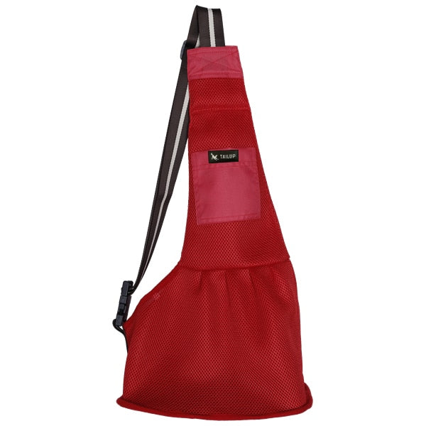Bolso bandolera cortaviento para perros y gatos pequeños
