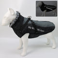 Chaleco impermeable reflectante con arnés para perros
