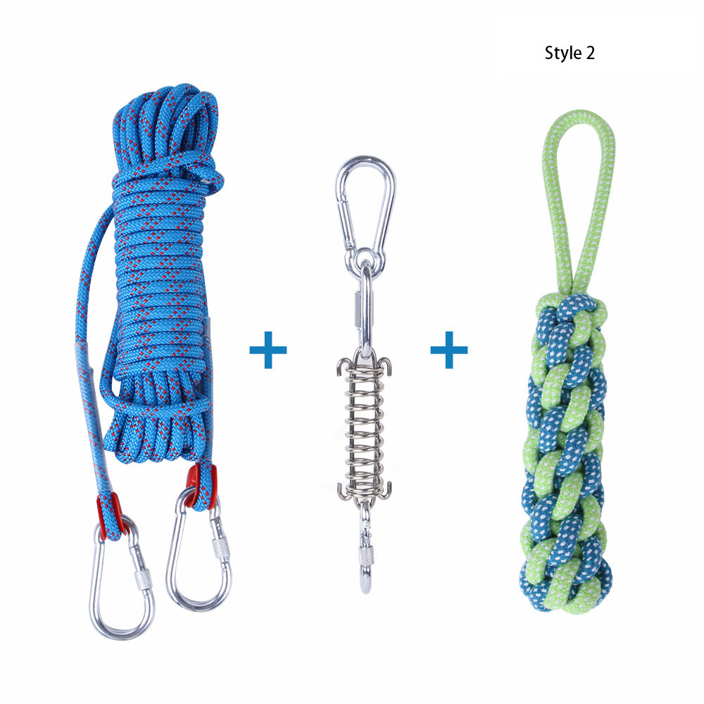 Juguete colgante con muelle y cuerda para perros – Estilo 2