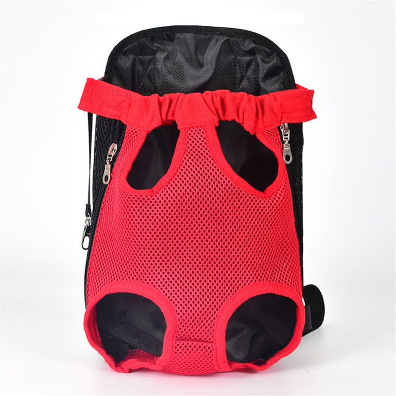 Mochila portabebés para perros y gatos, con patas fuera