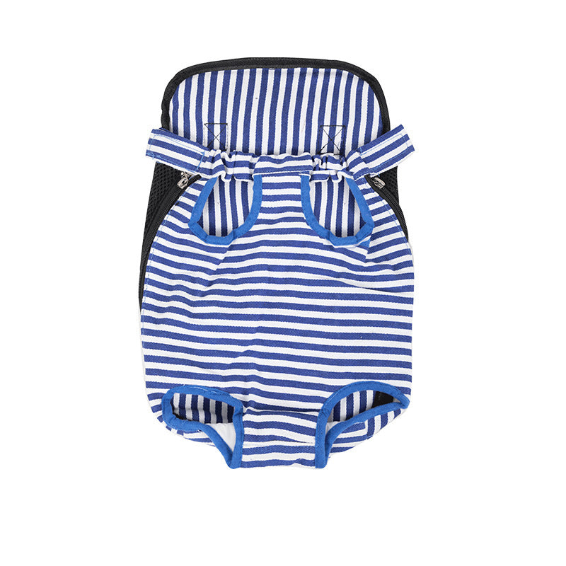 Mochila portabebés para perros y gatos, con patas fuera