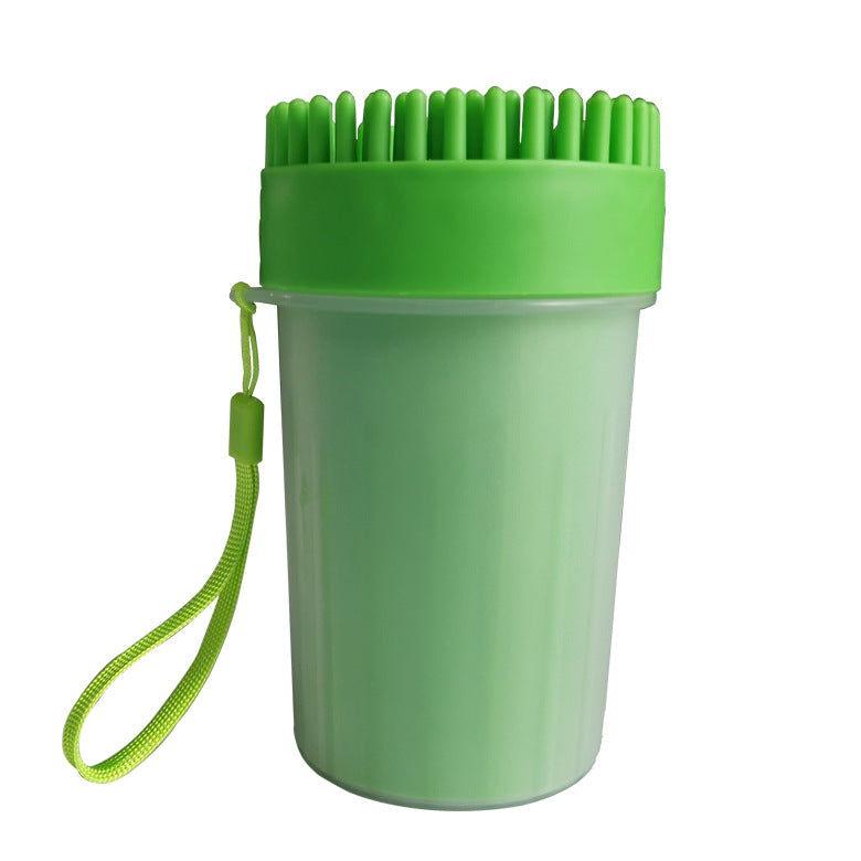 Vaso limpiapatas portátil para perros