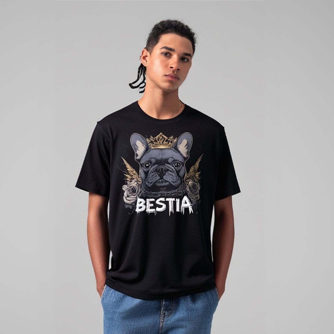 Camiseta Bestia de bulldog francés – Men's