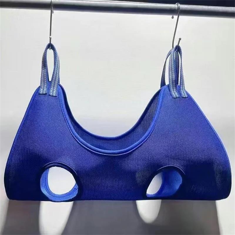 Hamaca de peluquería para perros y gatos en color azul