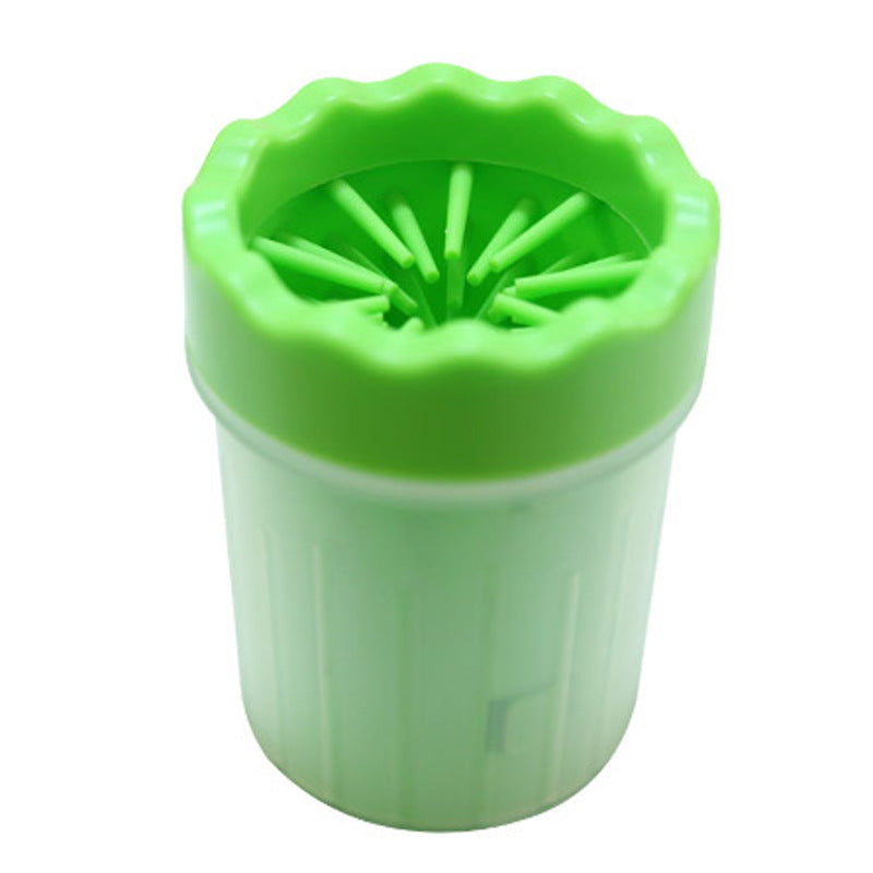 Vaso limpiapatas portátil para perros