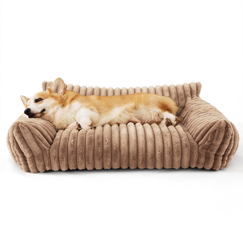 Sofá cama para perros con funda lavable
