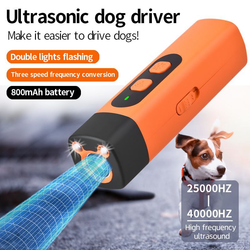 Dispositivo ultrasónico recargable para adiestrar perros