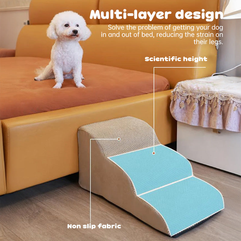 Escalera y rampa antideslizante para mascotas