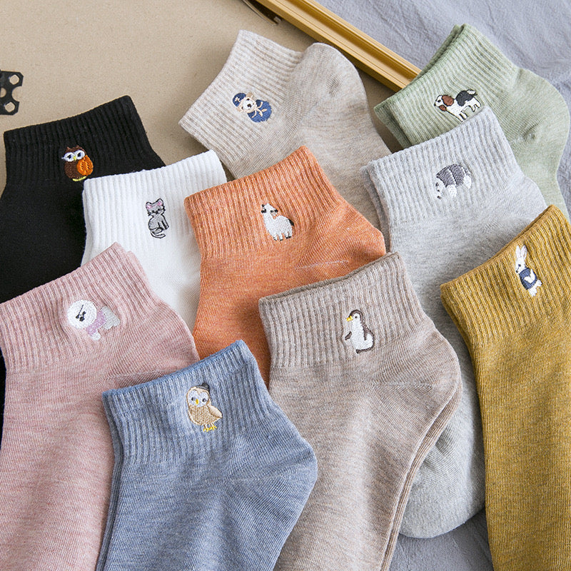 Calcetines bordados de perros y gatos - Pawsome Pets New York