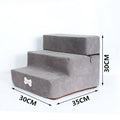 Escalera de espuma lavable para perros pequeños