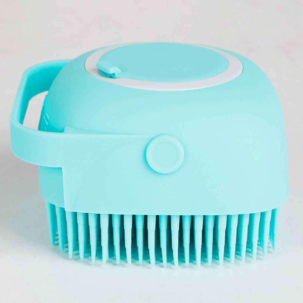 Cepillo de baño de silicona para perros y gatos