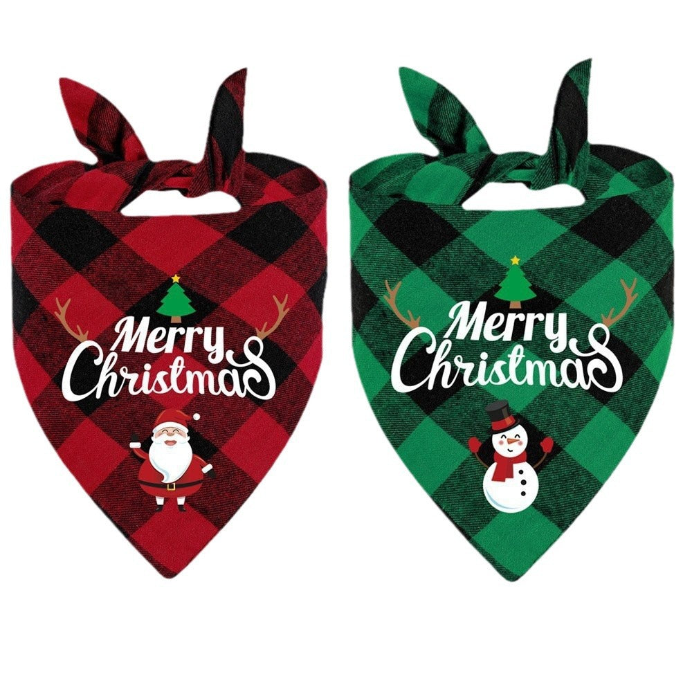 Pañuelo triangular navideño para perros y gatos, foto 4 de 13