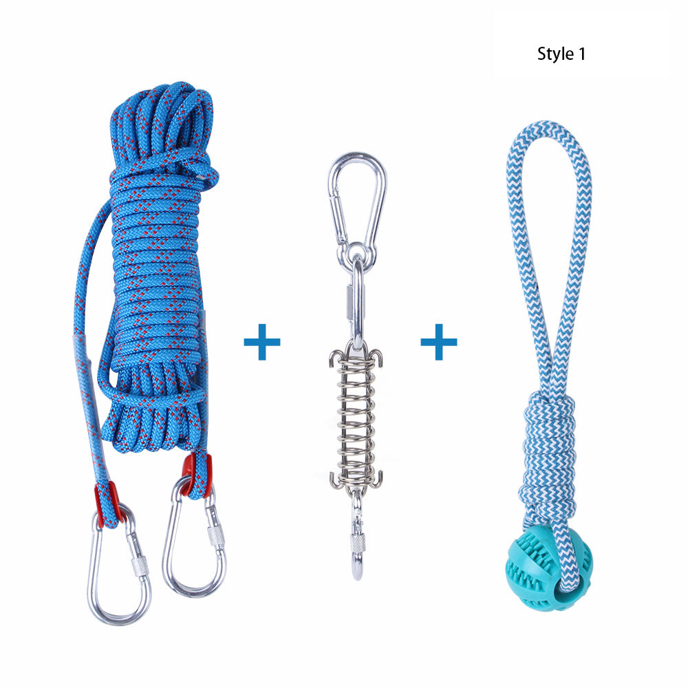 Juguete colgante con muelle y cuerda para perros – Estilo 1