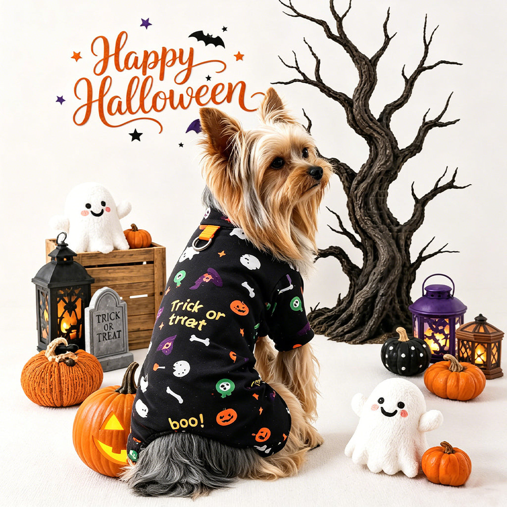 Ropa floral de Halloween para perros y gatos, foto 2 de 8