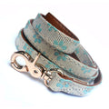 Correa Prince&Princess floral azul para perros