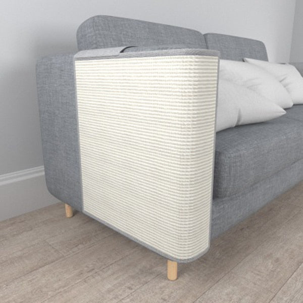Rascador de sisal y protector de sofá para gatos