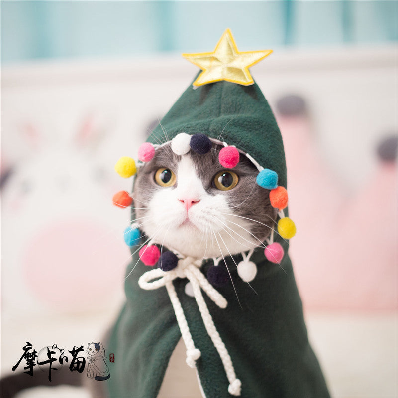 Capa navideña de árbol para perros y gatos, foto 2 de 4