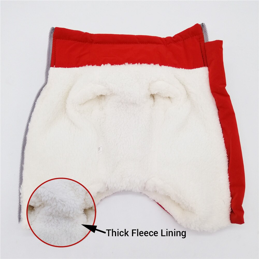 Mono térmico impermeable reflectante para perros pequeños