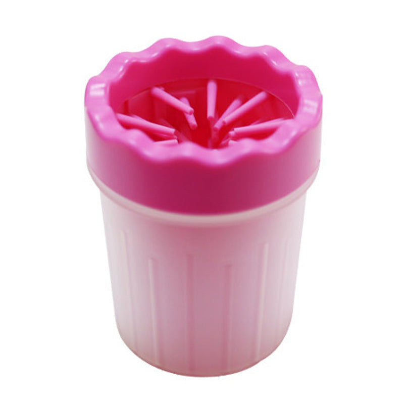 Vaso limpiapatas portátil para perros