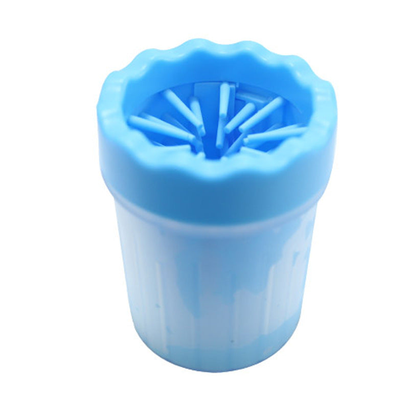 Vaso limpiapatas portátil para perros