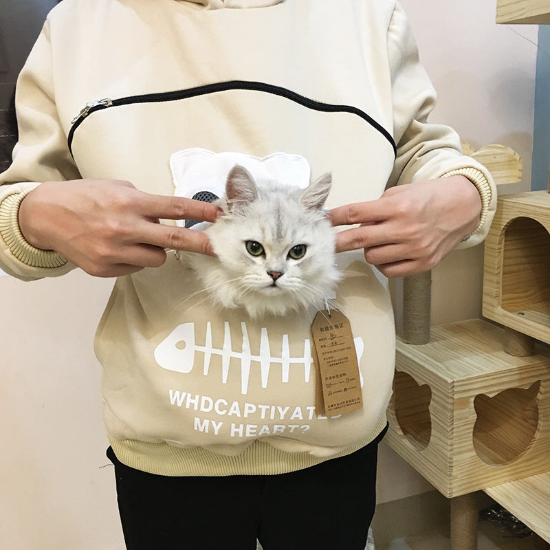 Sudadera portamascotas para gatos y perros