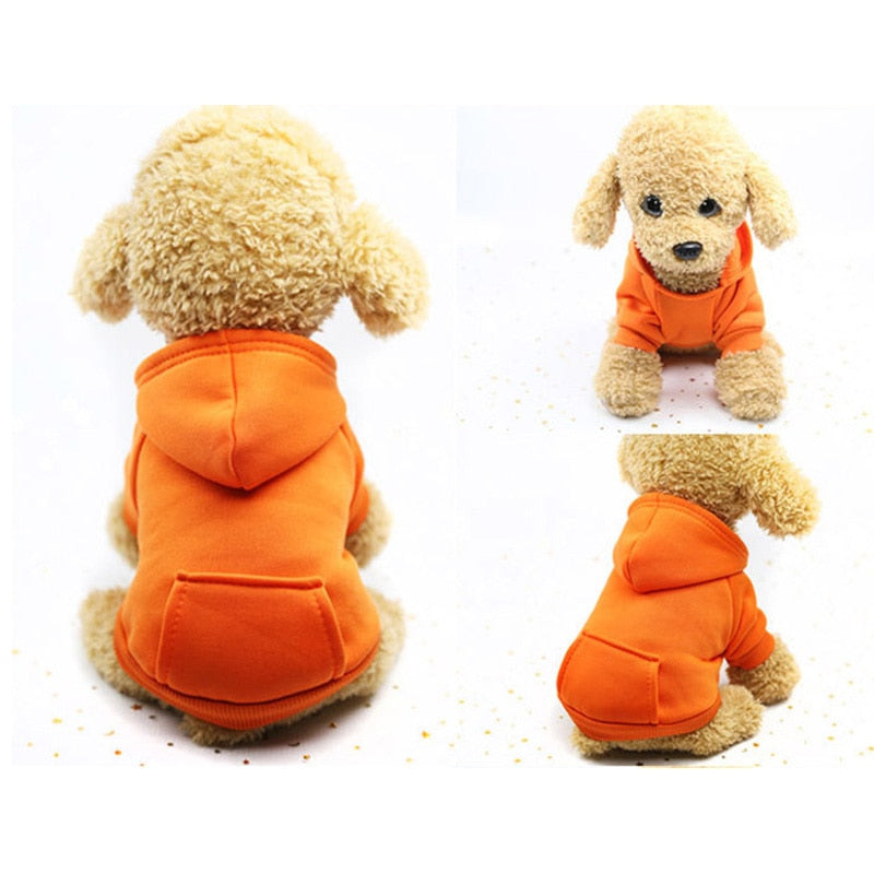 Sudadera de algodón para perros para otoño e invierno