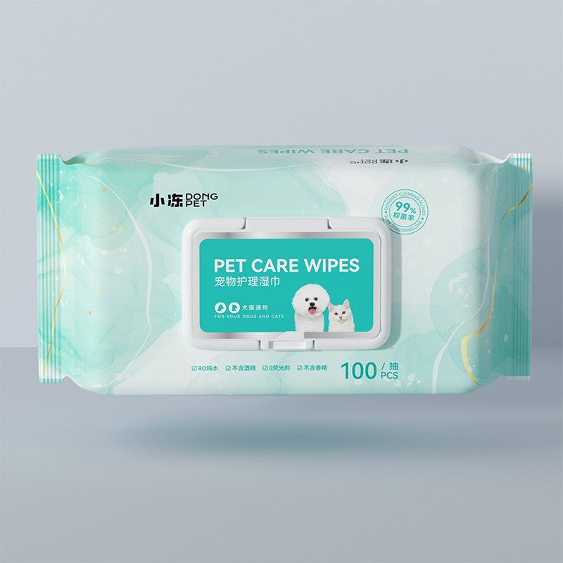 Toallitas húmedas para limpiar ojos de perros y gatos