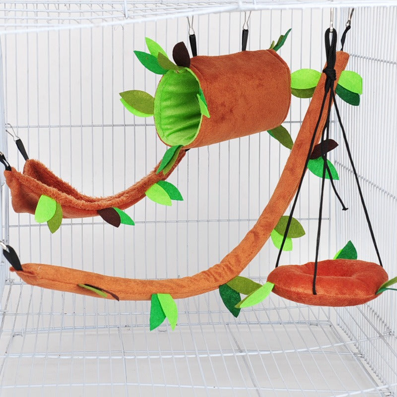Set de accesorios de felpa para hámster