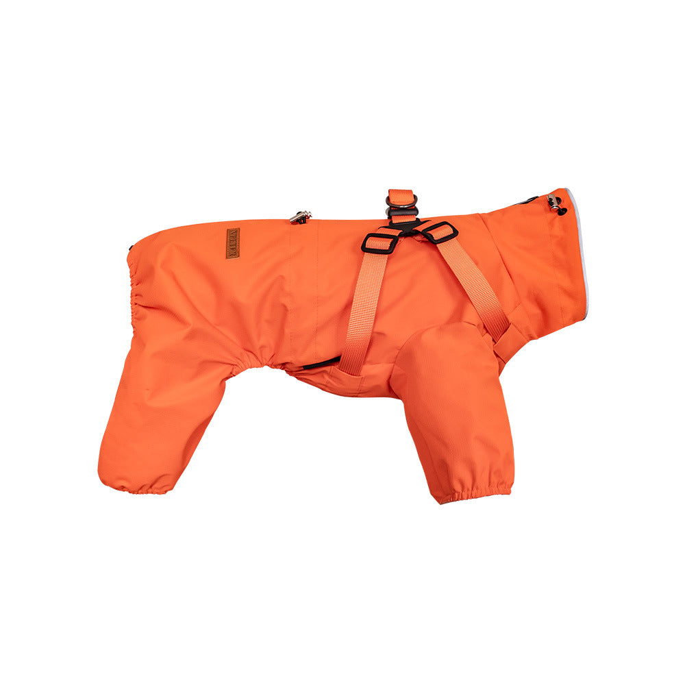 Chubasquero impermeable con capucha para perros pequeños y medianos