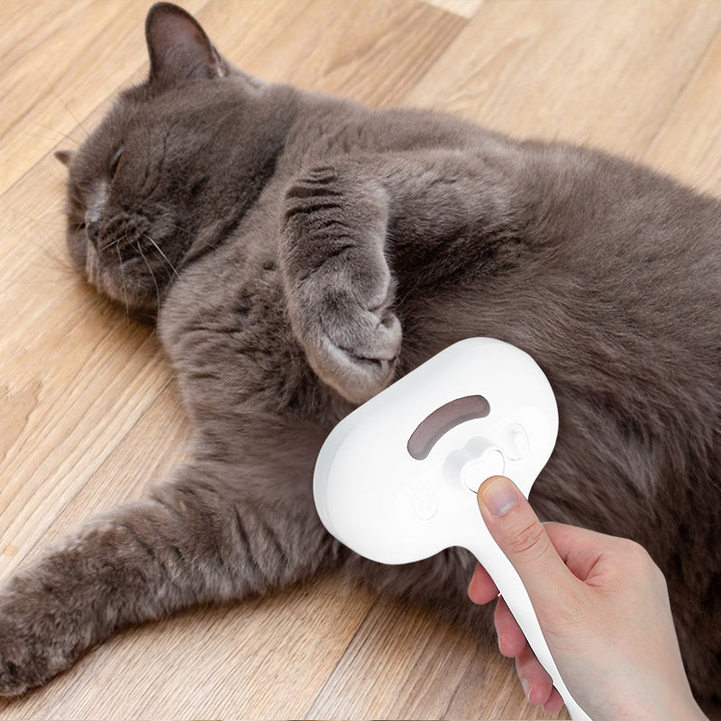 Peine eléctrico con bruma para perros y gatos