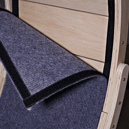 Rueda de ejercicio para gatos de interior de madera