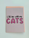 Tarjeta para amantes de los gatos pintada a mano – Pawsome Pets New York