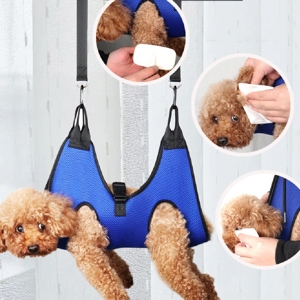 Hamaca de aseo para perros y gatos con accesorios
